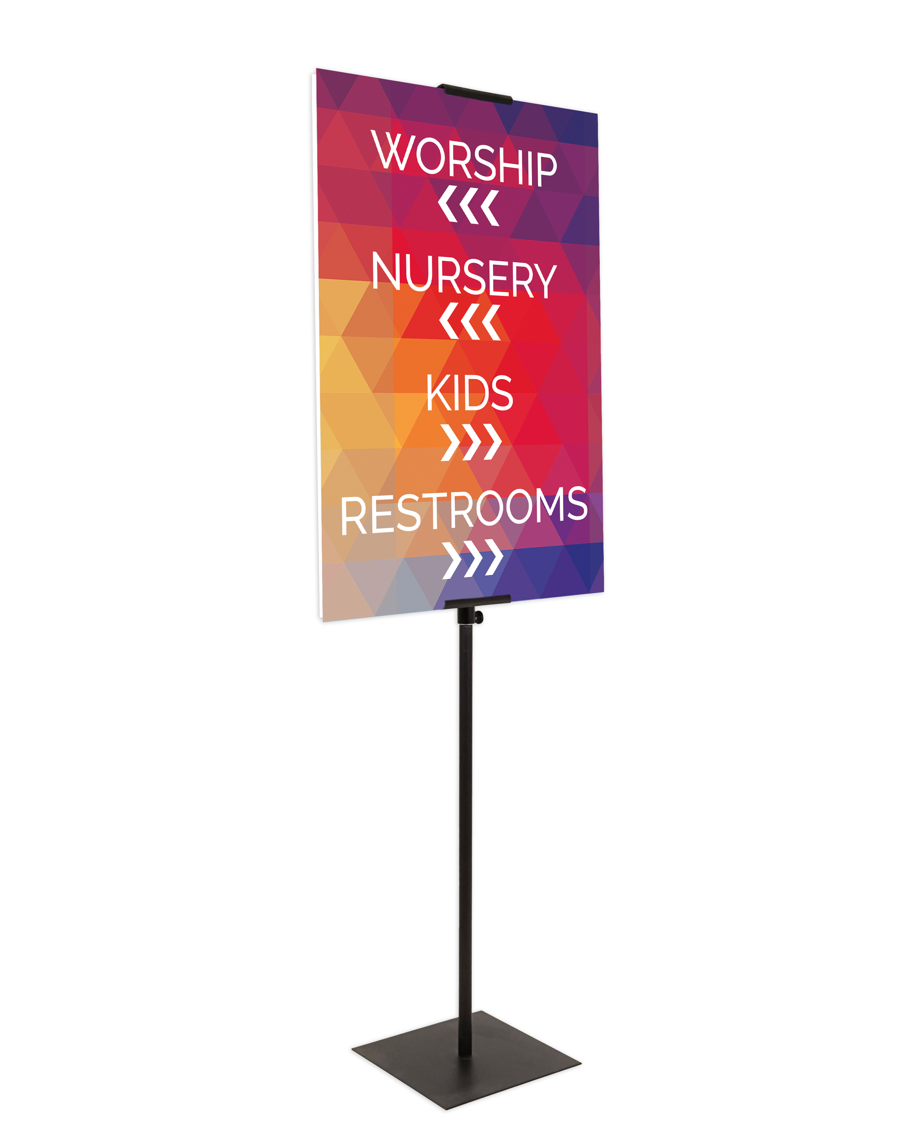 Rigid Signs, Colorful Lights Products, Colorful Lights Directional, 23 x 17.25 11