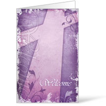 Vintage Purple  8.5 x 14 Bulletins