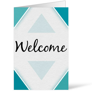 Welcome Diamond Blue 8.5 x 14 Bulletins