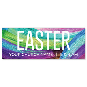 Shimmer Stroke Easter - 3x8 ImpactBanners