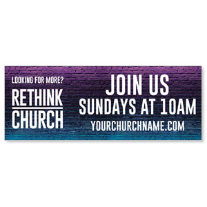 Rethink Church Bricks ImpactBanners