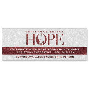 Christmas Brings Hope Sparkle ImpactBanners