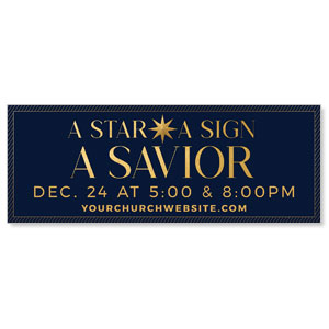 A Star A Sign A Savior ImpactBanners