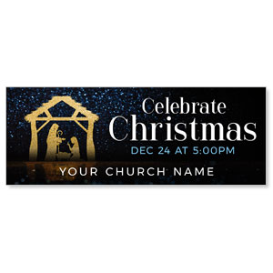 Celebrate Christmas Manger ImpactBanners