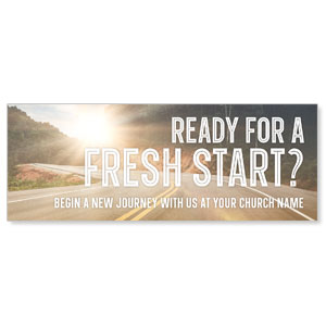 Fresh Start Road ImpactBanners