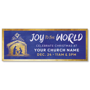 Joy to the World Nativity ImpactBanners