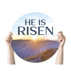 Sunrise Easter Brings Hope Risen 