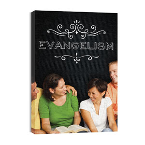 Chalk Evangelism 24in x 36in Canvas Prints