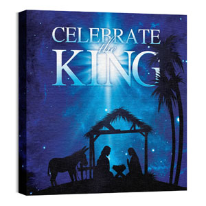 Celebrate the King M 24 x 24 Canvas Prints