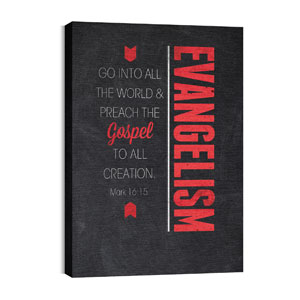 Slate Evangelism 24in x 36in Canvas Prints