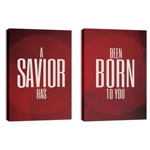 Savior Pair 24in x 36in Canvas Prints