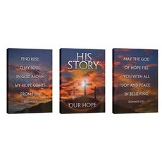 His Story Our Hope Triptych 