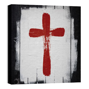 Mod Cross 1 24 x 24 Canvas Prints