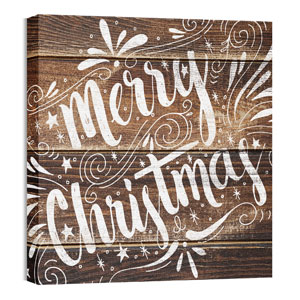 Mod Merry Christmas 24 x 24 Canvas Prints