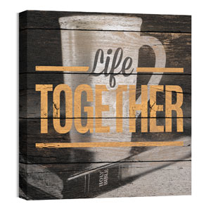 Mod Life Together 24 x 24 Canvas Prints