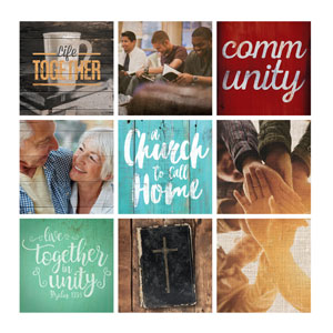 Mod Community Set 24 x 24 Canvas Prints