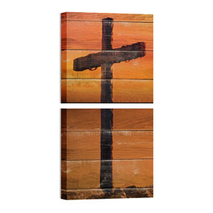 Mod Cross Pair 1 24 x 24 Canvas Prints