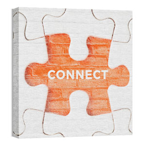 Mod Puzzle Connect 24 x 24 Canvas Prints