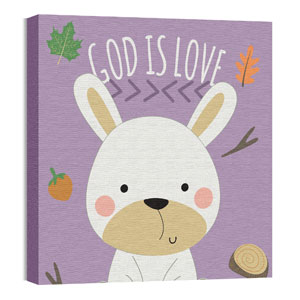 Woodland Friends Bunny 24 x 24 Canvas Prints