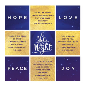 O Holy Night Set 24 x 24 Canvas Prints