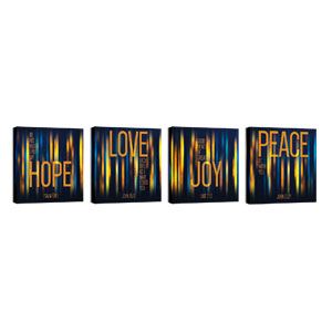 Advent Lights Set 24 x 24 Canvas Prints