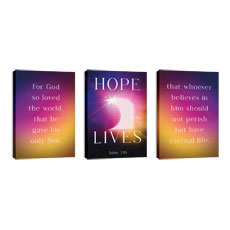 Hope Lives Tomb Triptych 