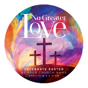 No Greater Love Circle InviteCards 