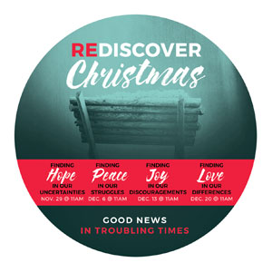 ReDiscover Christmas Advent Manger Circle InviteCards 