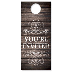 Rustic Charm Welcome DoorHangers