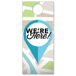 We Are Here DoorHangers