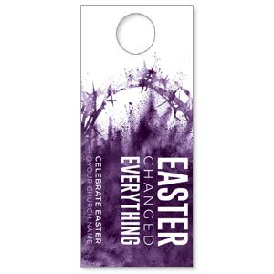 Purple Powder Crown DoorHangers