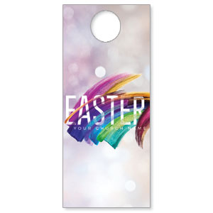 Shimmer Stroke Easter DoorHangers