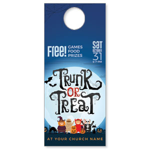 Trunk or Treat Kids DoorHangers