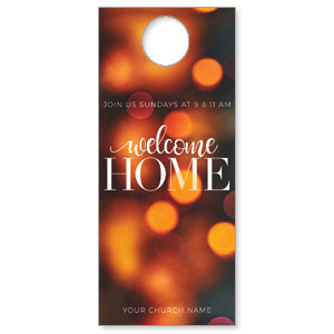 Welcome Home Lights DoorHangers