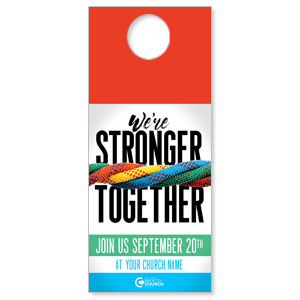 BTCS Stronger Together DoorHangers