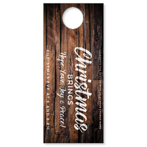 Dimensional Wood Christmas DoorHangers