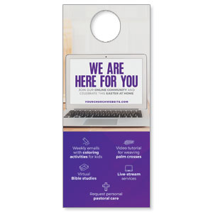 Online Laptop DoorHangers