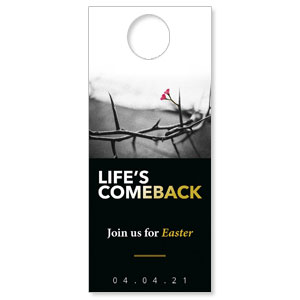 Life's Comeback DoorHangers