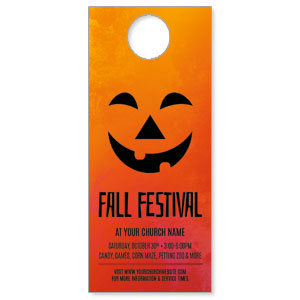 Orange Fall Festival DoorHangers