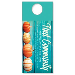 Find Community Pumpkins DoorHangers