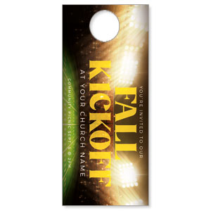 Fall Kickoff Lights DoorHangers