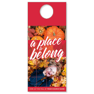 Place to Belong Collage DoorHangers