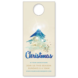 Christmas Sparkle Tree DoorHangers