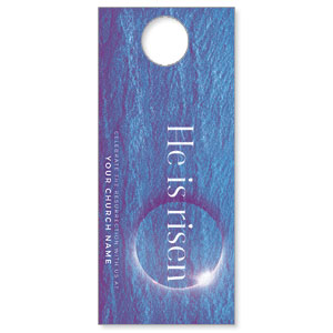 Blue Risen Tomb DoorHangers