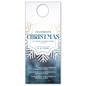 Christmas Snowflake DoorHangers