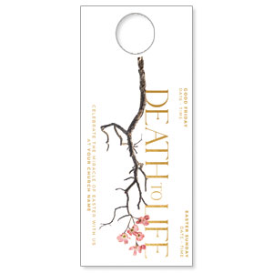 Death To Life Blossom DoorHangers