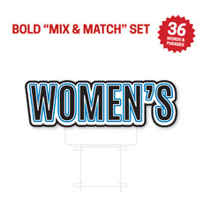 Bold Messages Women's 