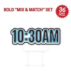 Bold Messages 1030 AM Die Cut Yard Sign