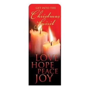 Christmas Spirit 2'7" x 6'7" Sleeve Banners