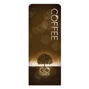 Deeper Roots Coffee 2'7" x 6'7" Sleeve Banners